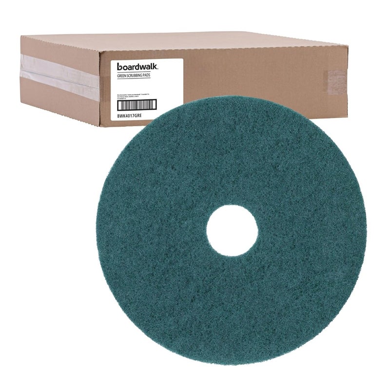 Boardwalk HeavyDuty Scrubbing Floor Pads 17 Diameter Green 5Carton - Image 5