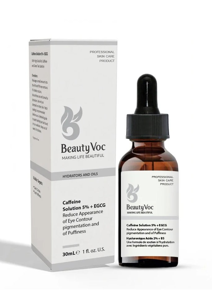 BEAUTY VOC Caffeine Solution 5%+EGCG Serum, 30ml  - Image 2
