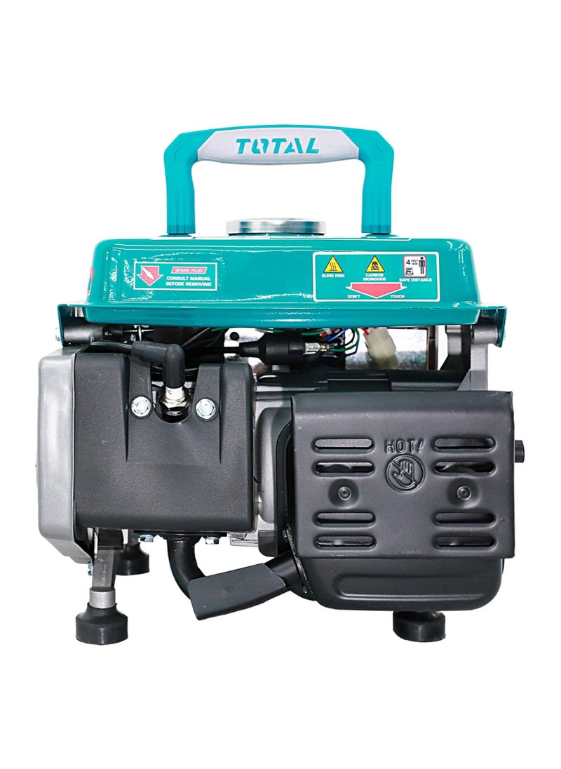 TOTAL Portable 2-Stroke Gasoline Generator – 800 Watts, 2HP | Compact & Lightweight Power Backup  - Image 3