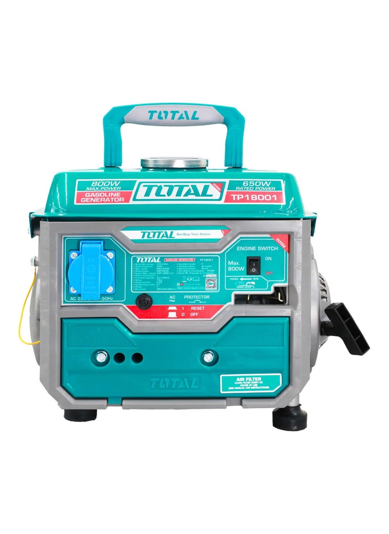 Portable 2-Stroke Gasoline Generator – 800 Watts, 2HP | Compact & Lightweight Power Backup