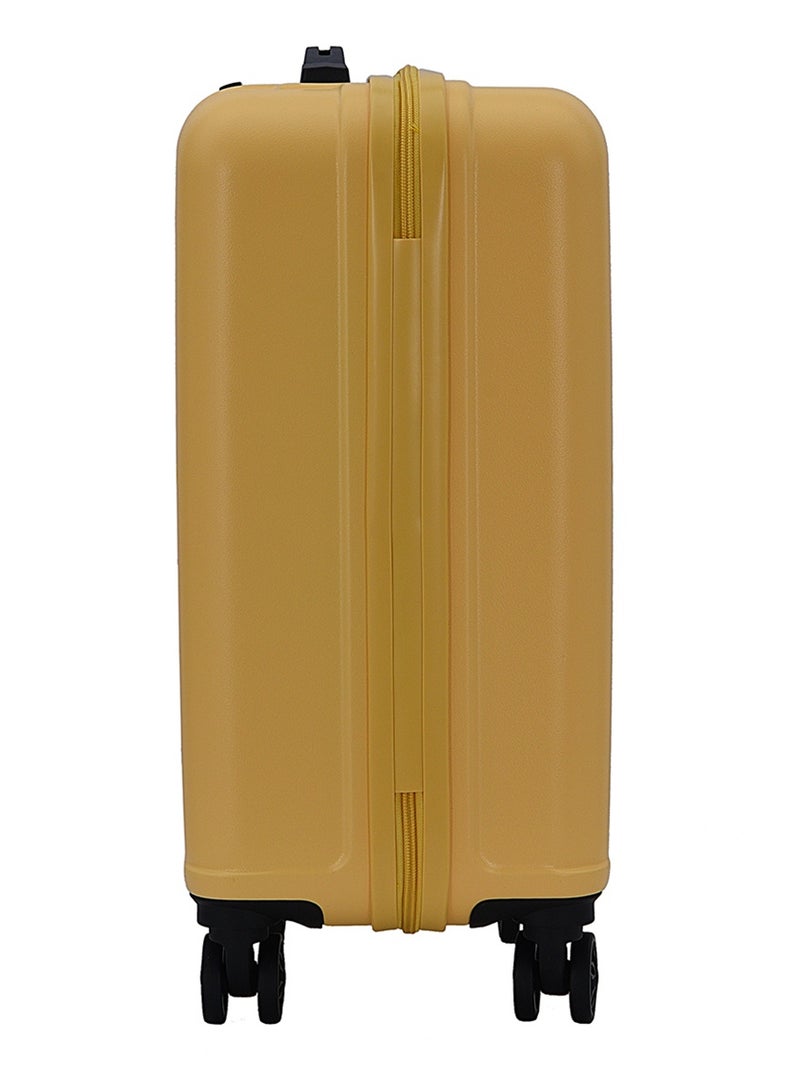 AMERICAN TOURISTER Skytrac DW V2 Suitcase, Cabin Size 55 cm / 20 inch, 4 Spinner Wheels, Hard Top, Polypropylene, Sunshine Yellow|TSA Combination Lock|Scratch & Impact Resistant Material - 3 Years Global Warranty - Image 3