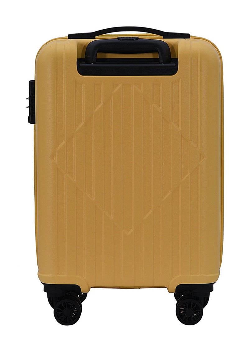 AMERICAN TOURISTER Skytrac DW V2 Suitcase, Cabin Size 55 cm / 20 inch, 4 Spinner Wheels, Hard Top, Polypropylene, Sunshine Yellow|TSA Combination Lock|Scratch & Impact Resistant Material - 3 Years Global Warranty - Image 4