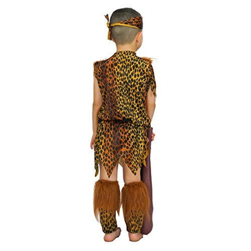 KalcyKizz Boy's Caveman Costume For Children (10-12Y) - Image 3