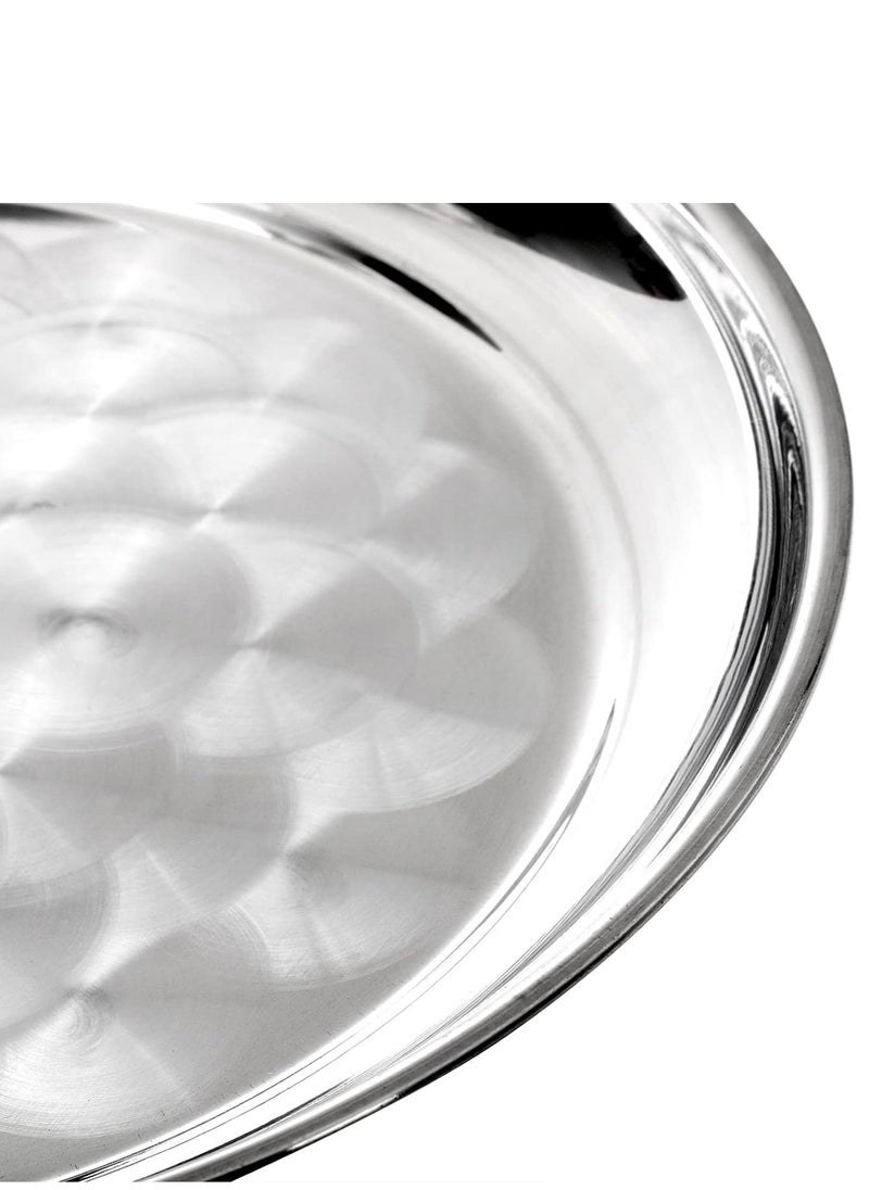ALMUFARREJ - Stainless steel tray set of 6 pieces, 45 cm - Image 1