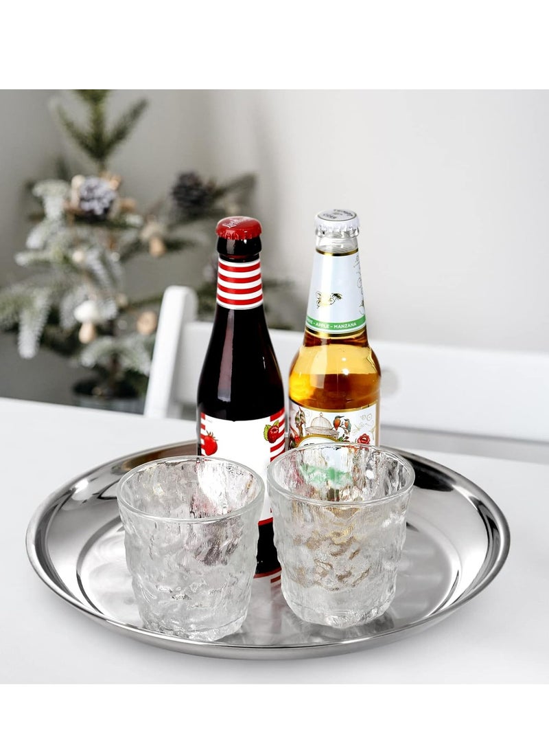 ALMUFARREJ - Stainless steel tray set of 6 pieces, 45 cm - Image 1