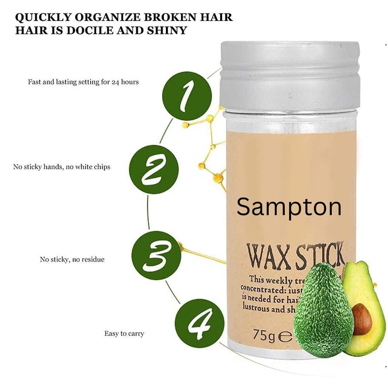 Sampton Hair Styling Stick for Frizzy Hair Finishing Stick for Smoothing Flyaways Taming Edge Frizz - Image 4