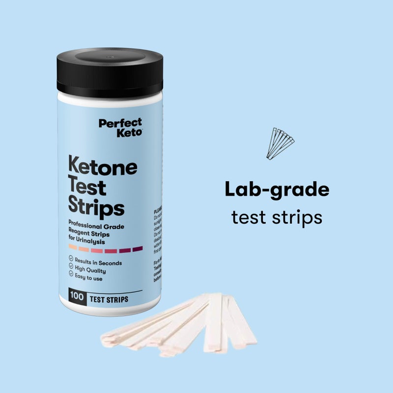 Perfect Keto Ketone Test Strips Kit for Testing Ketones on Low Carb Ketogenic Diet, Monitor Ketosis, Keto Diet Tracker, Urine Test Strips, 100 CT - Image 4
