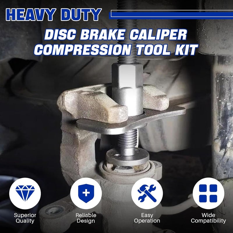 DASBET 22pcs Heavy Duty Disc Brake Caliper Tool Set - Image 5