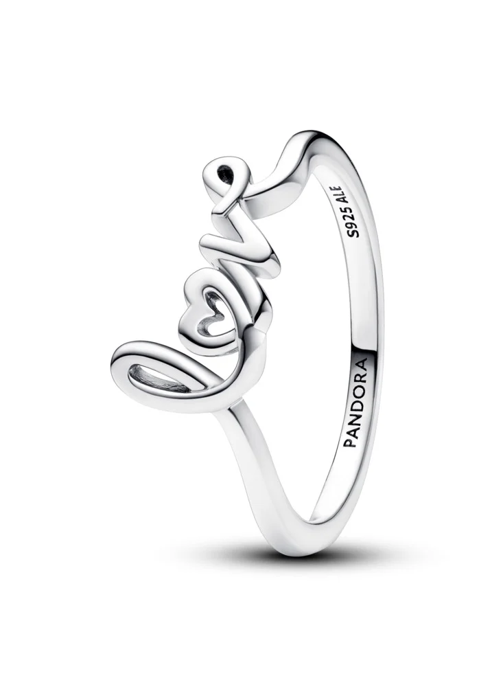 باندورا Handwritten Love Ring