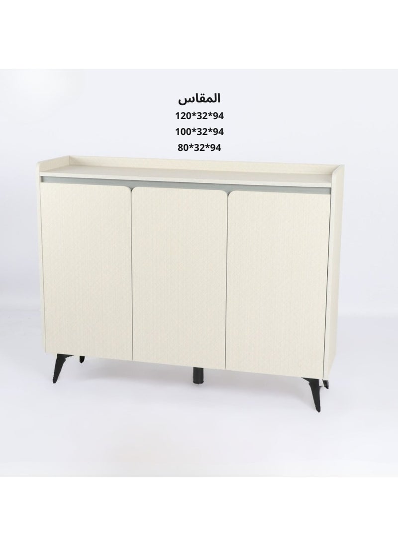 watheer - 120 cm shoe cabinet with a distinctive and elegant design - Image 1