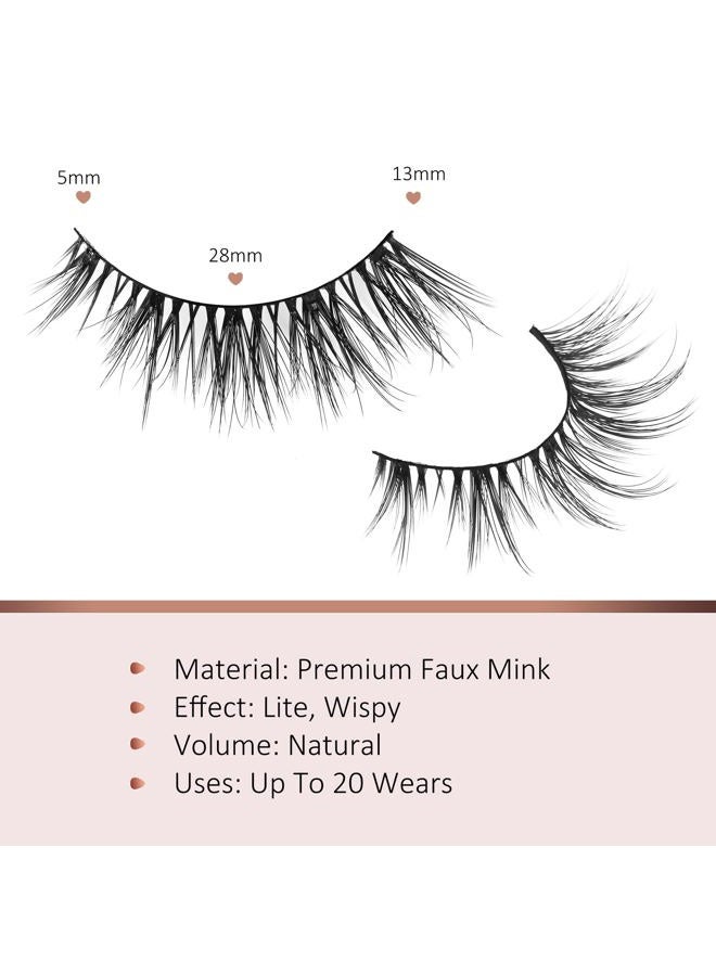 Onlyall Cat Eye Lashes Natural Lashes False Eyelashes Fox Eye Lashes False Lashes 7 Pairs D5 - Image 2