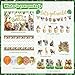 KimaruLZ Safari Birthday Party Decorations Jungle Wild Animals Birthday Party Supplies Decor with Backdrop Banner Balloons Cake Toppers Tablecloth Centerpieces Hanging Swirls - Image 4