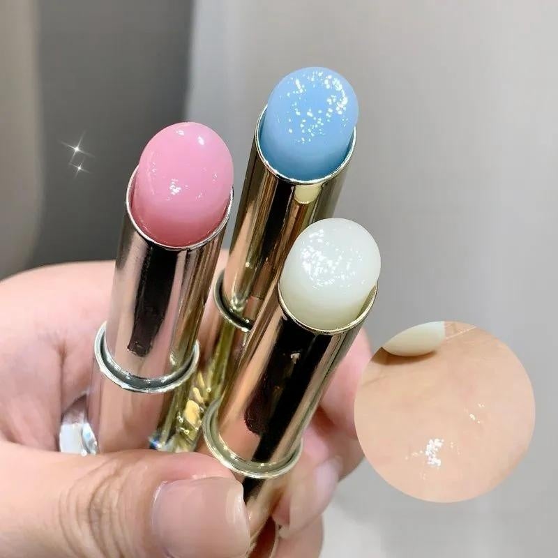 Lip balm, anti-dry cracked and lighten lip lines moisturising and nourishing, 03 colours - Image 5