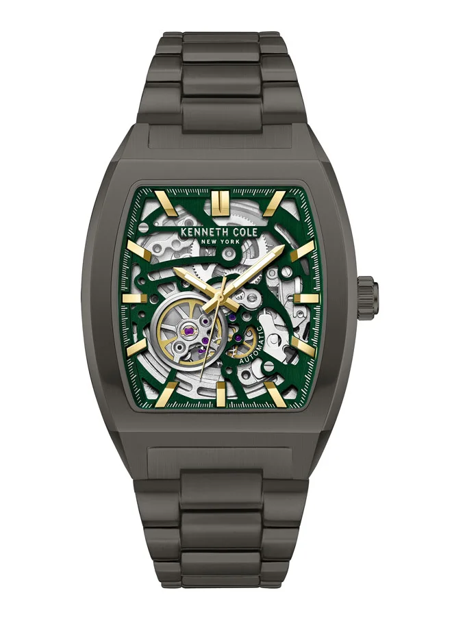 Kenneth Cole New York Kenneth Cole New York 40mm Automatic Men's Watch with Chocolate Dial & Chocolate Stainless Steel Bracelet