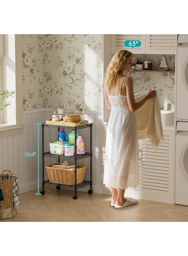 SINGAYE Shelf Closet Adjustable Metal Wire Shelving Unit for Laundry Room Organization Bathroom Kitchen Home Storage Small Pantry Rack Shelves - Image 2