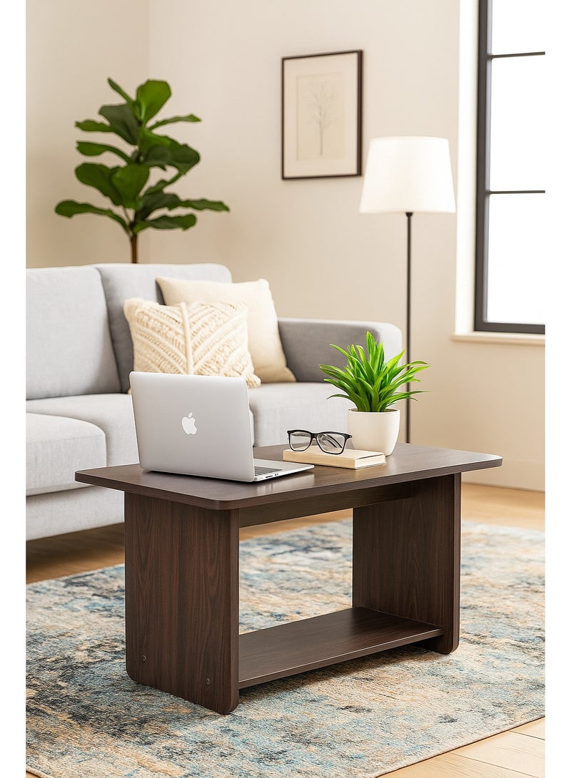 AFT Versatile Coffee Tables / Center table for Sofas: Stylish Storage Solutions for a Clutter-Free Living Room. Ideal for serving snacks, displaying decor, or as a footrest. (Dark Wangi brown) Arfan - Image 1