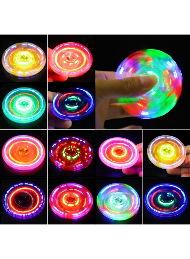 GIGILLI Mini Fidget Spinners 16 Pcs Led Light Up Fidget Spinners For Kids 412 Party Favors Goodie Bag Stuffers Glow In The Dark Party Supplies Classroom Prizes Return Gifts - Image 2