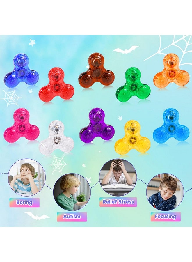 GIGILLI Mini Fidget Spinners 16 Pcs Led Light Up Fidget Spinners For Kids 412 Party Favors Goodie Bag Stuffers Glow In The Dark Party Supplies Classroom Prizes Return Gifts - Image 3