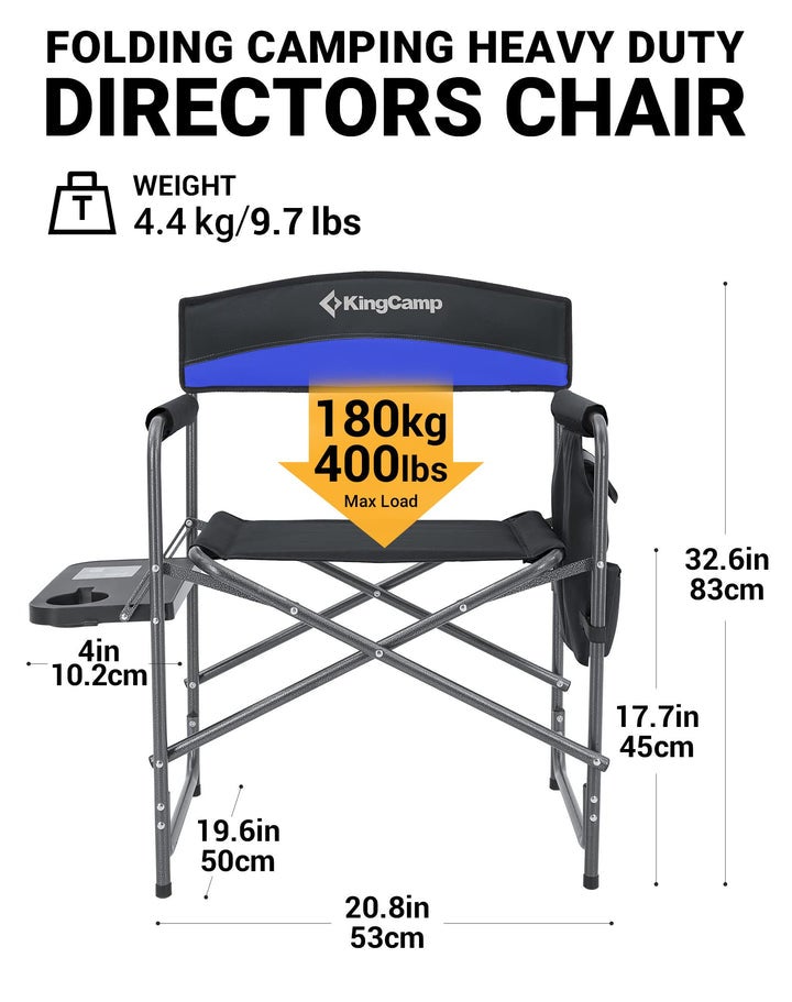 KingCamp Comfort Folding Director's Chair - Image 3