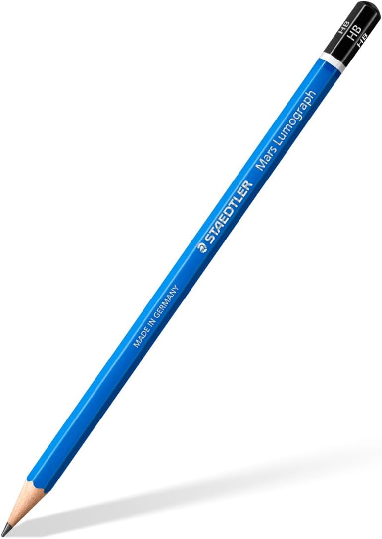 STAEDTLER Mars Lumograph Graphite Pencil Set - 12 Premium Quality Drawing Pencils in Metal Tin - Image 4