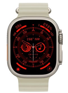هونج كونج ساعة HK9 ULTRA 2 الذكية سلسلة 9 Wearfit Pro 49mm سوبر أموليد - مع حزامين (سيليكون وقماش) - (رمادي)  - Image 2