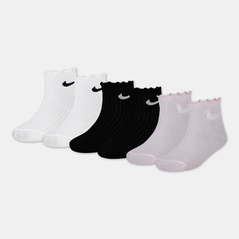 Jordan Kids' Lettuce Welt Ankle Socks (3 Pairs)
