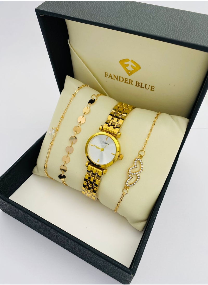 FANDER BLUE Vanderblue women's set consisting of - Vanderblue women's watch - bracelet set - with box - with warranty card 