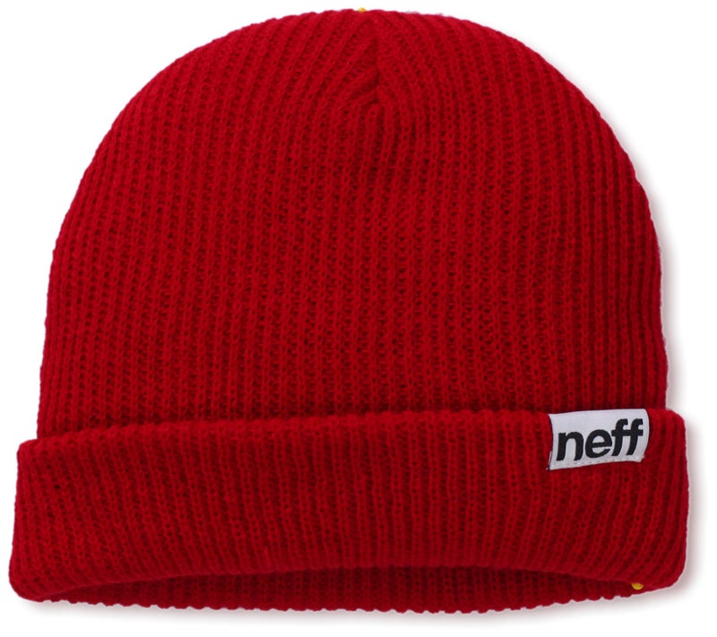 NEFF Men's Fold Beanie, Red, One Size - Image 4