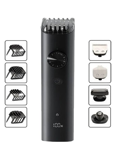 Electric Razor Grooming Kit Pro Bhr6395Gl – Precision Trimmer With 40 Length Settings, Self-Sharpening Blades, Ipx7 Waterproof, Led Display, 90-Min Runtime, Type-C Charging, Travel Lock – Black