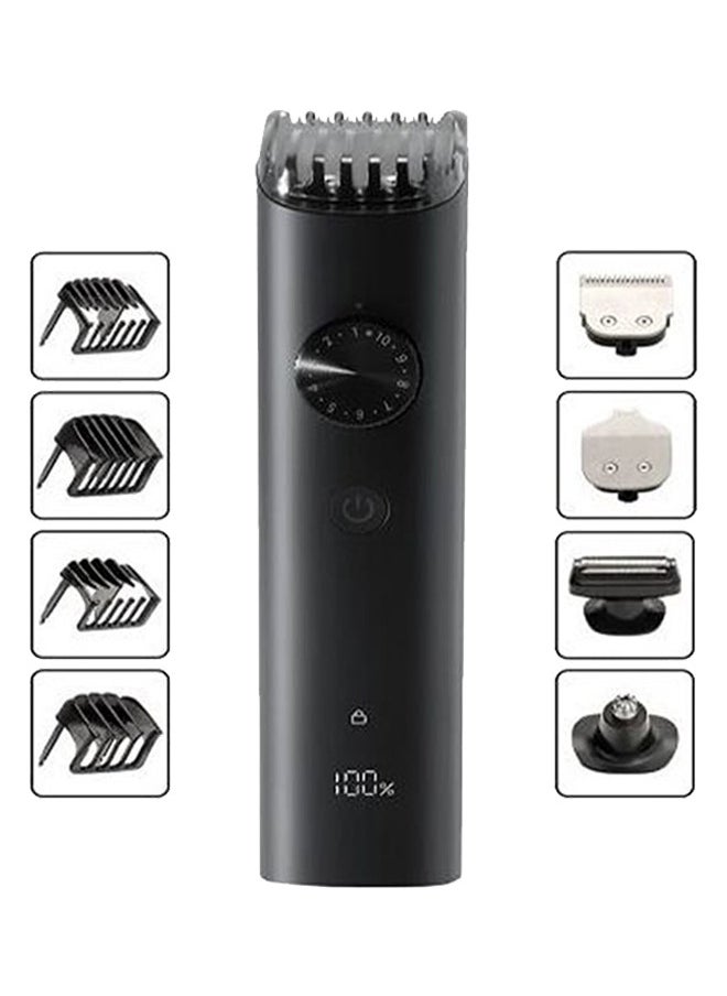 Electric Razor Grooming Kit Pro Bhr6395Gl – Precision Trimmer With 40 Length Settings, Self-Sharpening Blades, Ipx7 Waterproof, Led Display, 90-Min Runtime, Type-C Charging, Travel Lock – Black