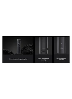 Xiaomi Electric Razor Grooming Kit Pro Bhr6395Gl – Precision Trimmer With 40 Length Settings, Self-Sharpening Blades, Ipx7 Waterproof, Led Display, 90-Min Runtime, Type-C Charging, Travel Lock – Black  - Image 5