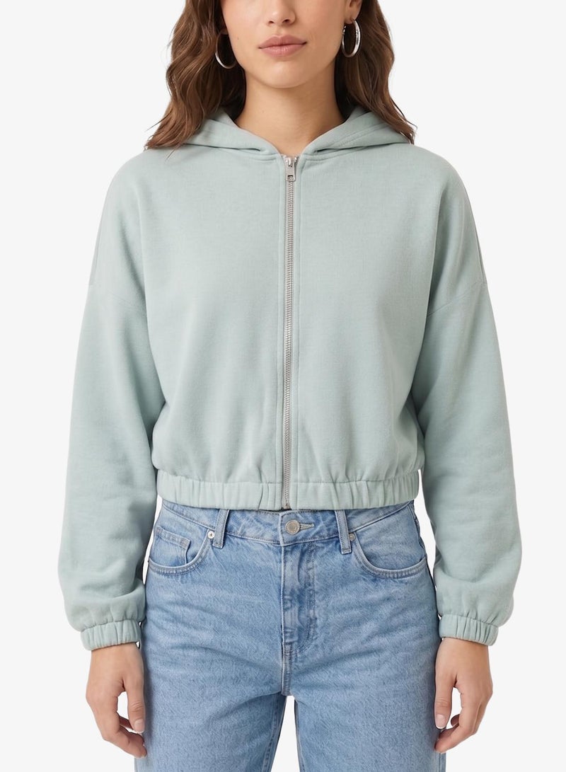 ONLY Onlscarlett Life Long Sleeve Zip Hood - Image 4