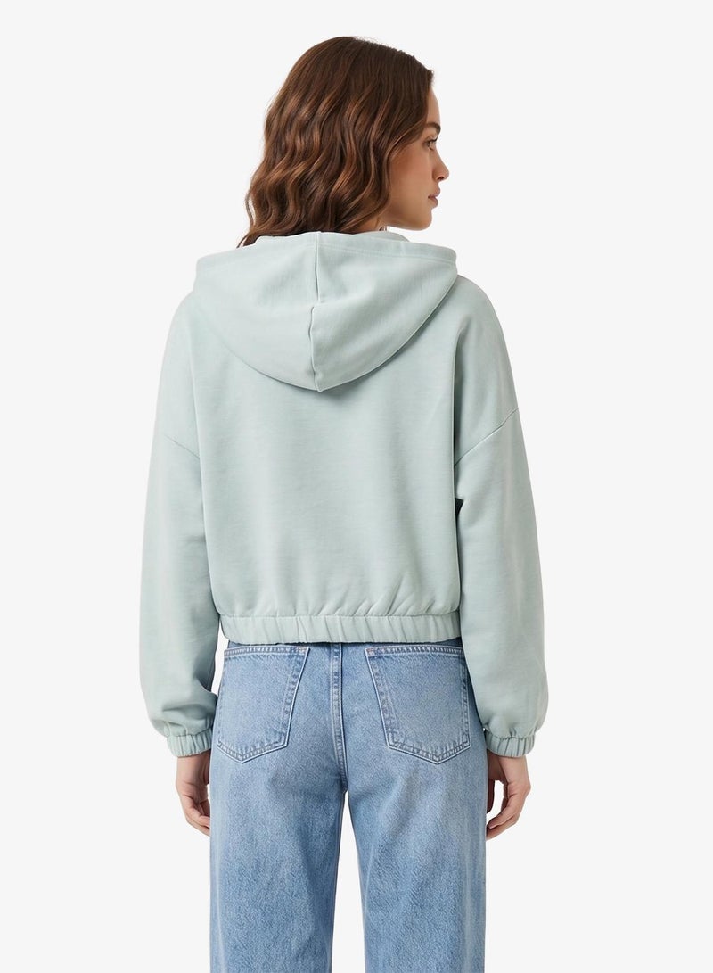 ONLY Onlscarlett Life Long Sleeve Zip Hood - Image 3