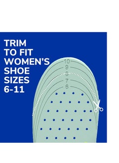 Dr. Scholl's Dr. Scholl's Heavy Duty Support Insole Orthotics, Big & Tall, 200lbs+, Wide Feet, Shock Absorbing, Arch Support, Distributes Pressure, Trim to Fit Inserts, Work Boots & Shoes, Men Size 8-14, 1 Pair  - Image 4