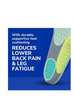 Dr. Scholl's Dr. Scholl's Heavy Duty Support Insole Orthotics, Big & Tall, 200lbs+, Wide Feet, Shock Absorbing, Arch Support, Distributes Pressure, Trim to Fit Inserts, Work Boots & Shoes, Men Size 8-14, 1 Pair  - Image 2