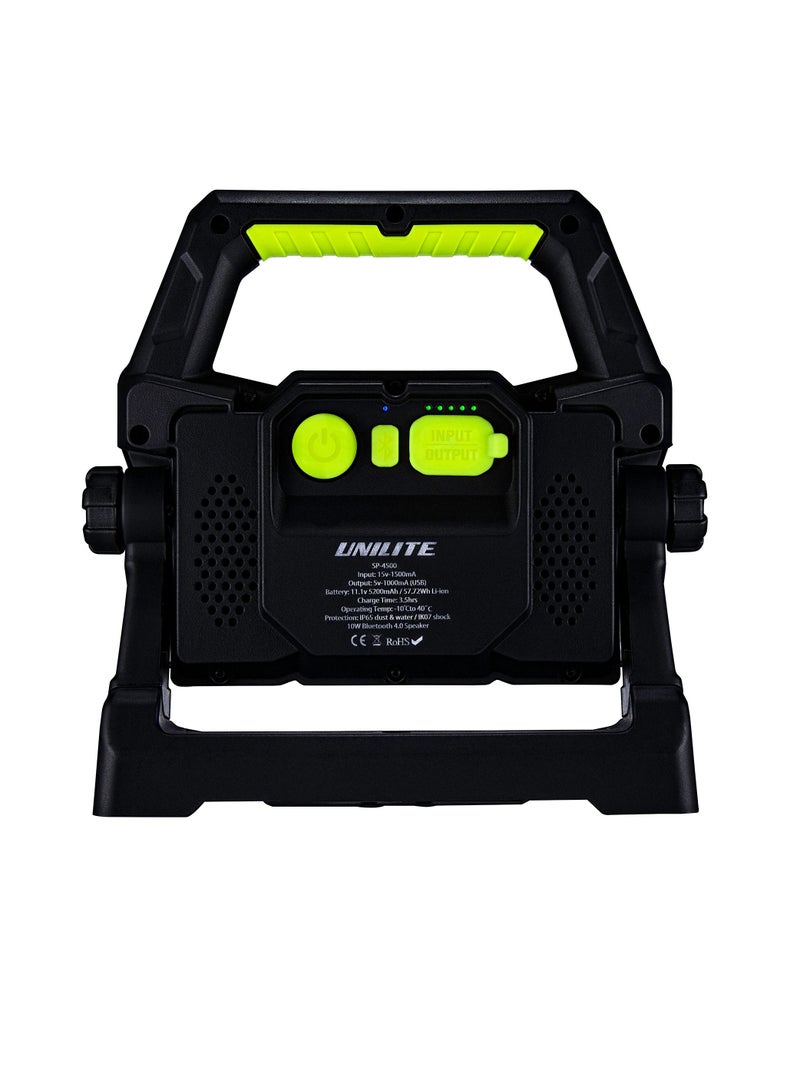 Unilite Sp 4500 Lumen Rechargeable Site Light With Speaker - Image 4