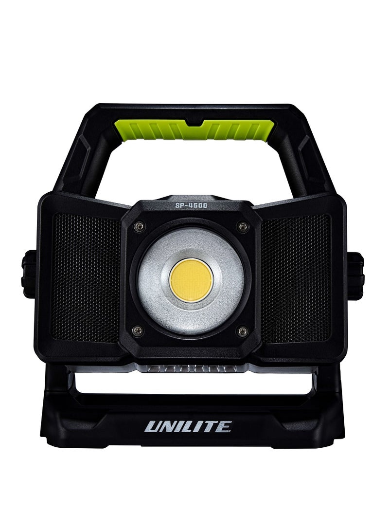 Unilite Sp 4500 Lumen Rechargeable Site Light With Speaker - Image 1