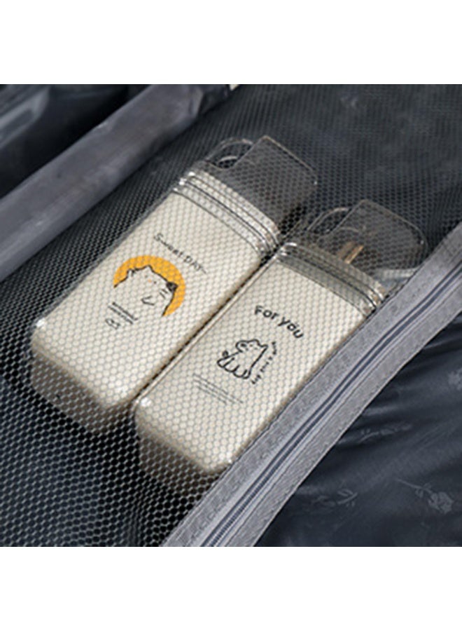 Family Toothpaste Container Toothbrush Organizers With Covers Mouthwash Cup Storage Case For Family Trip And Daily Use Travel Bathroom Essential, Dog Pattern - Image 5