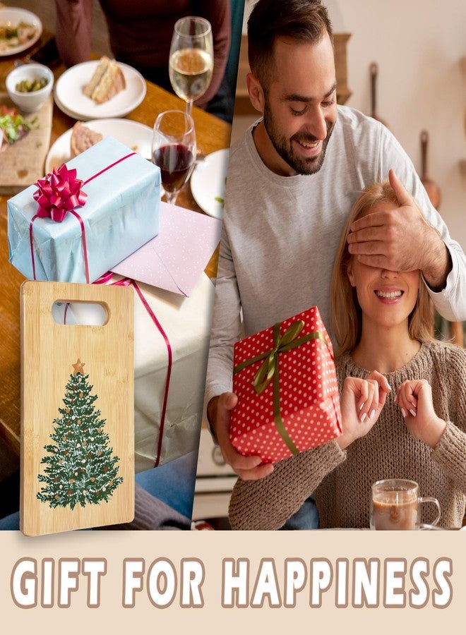 RYYCDOI Christmas Tree Cutting Chopping Board for Kitchen, Winter Christmas Kitchen Decor, Holiday Winter Xmas Tree Boo Bamboo Cutting Boards for Friends Family Party Hostess - Image 3