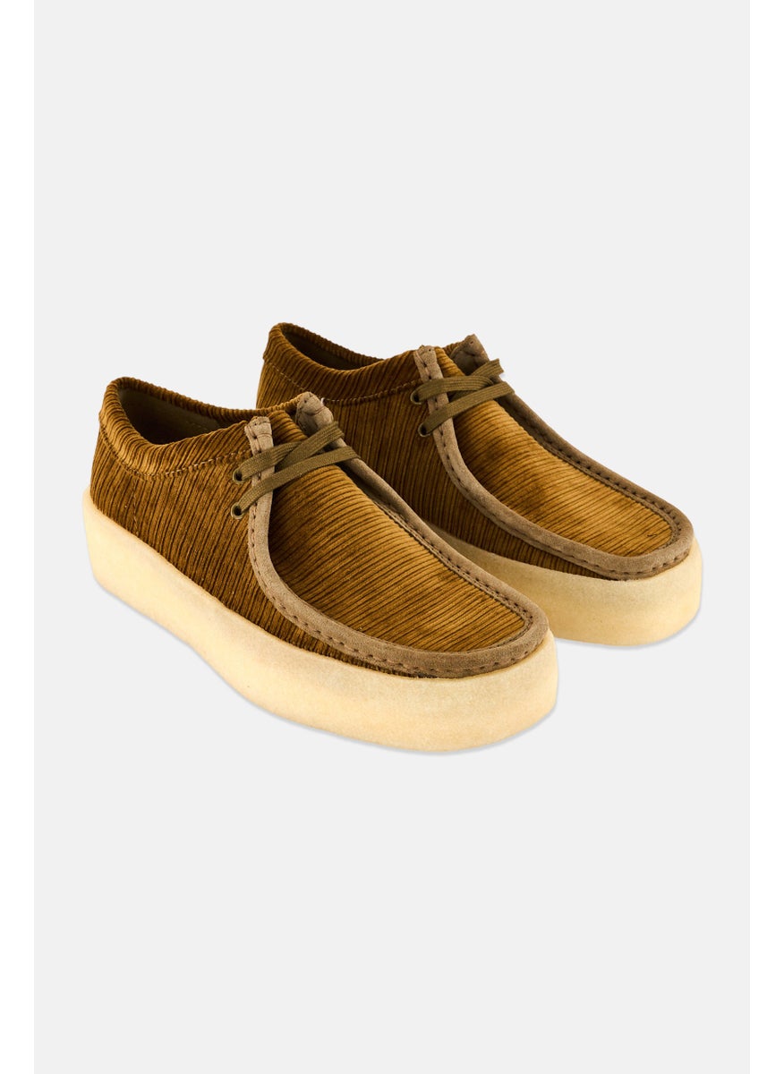 clarks Men Wallabee Cup Lace Up Casual Shoes, Dark Tan  - Image 1