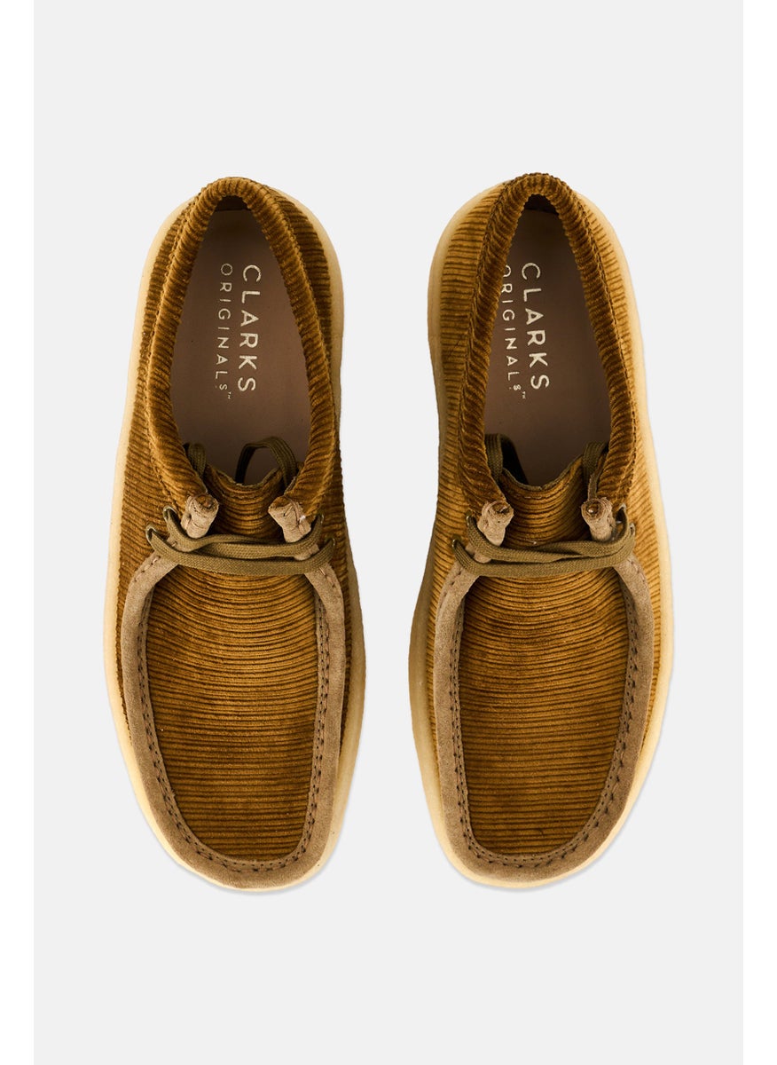 clarks Men Wallabee Cup Lace Up Casual Shoes, Dark Tan  - Image 3