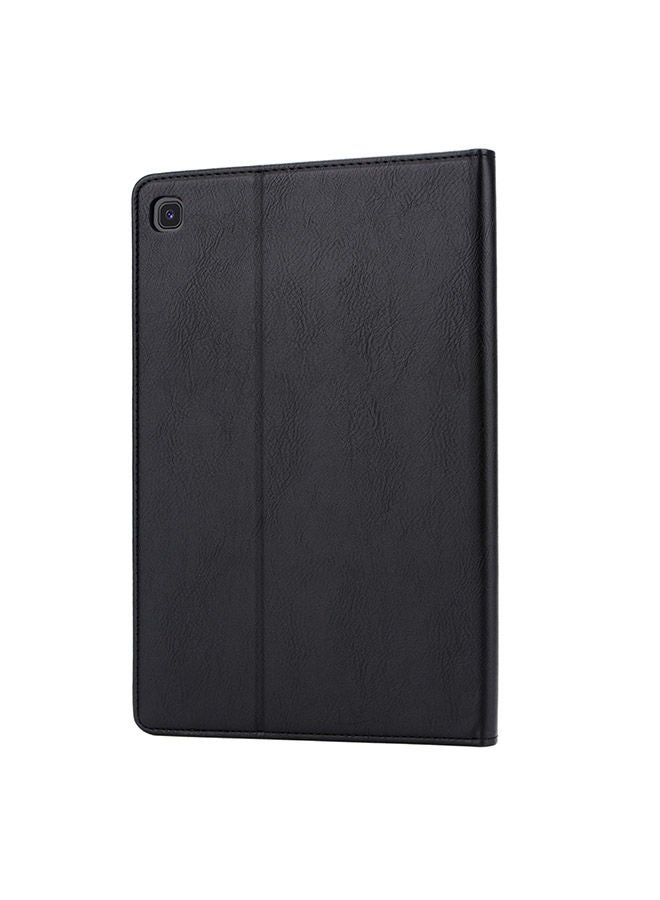 NIBEMINENT Protective Flip Case Cover With Wallet Card Slot For Samsung Galaxy Tab A 10.1-inch 2019 T515 / T510 Black  - Image 2