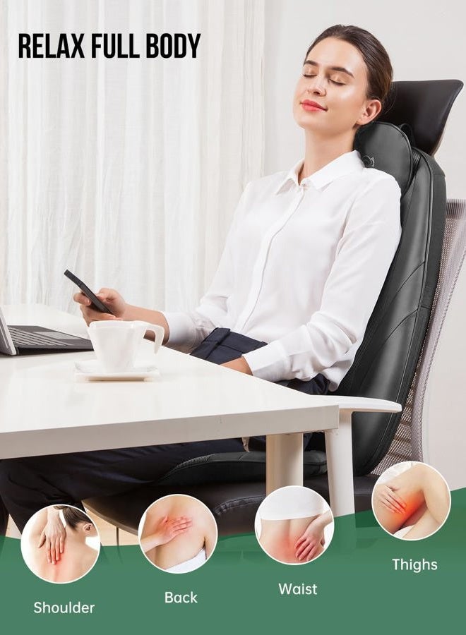 Snailax Back Massager with Soothing Heat, Gifts for Men, Women, Electric Deep Tissue Kneading Full Body Massage Chair for Back Pain, Home, Office Use, App Control - Image 3