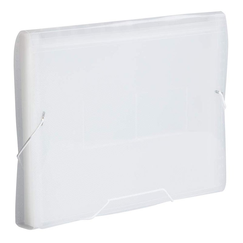 JAM PAPER Accordion Folders - 13 Pocket Plastic Expanding File - Legal Size - 10 x 15 - Clear - Sold Individually - Image 4