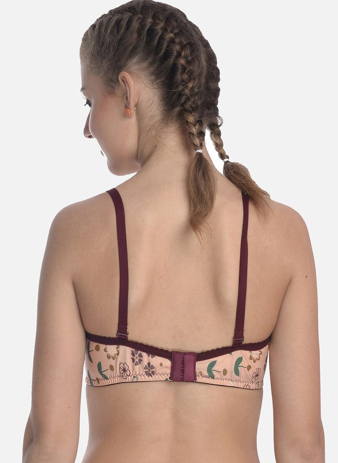 FIMS Pack Of 2 Women Stretchable Cotton Padded Everyday Bra - Image 4