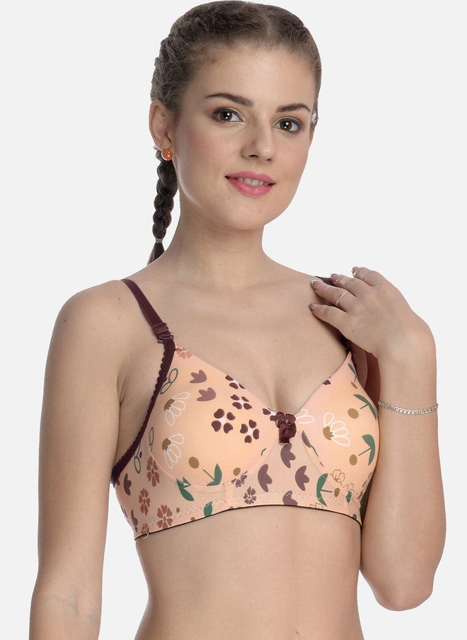 FIMS Pack Of 2 Women Stretchable Cotton Padded Everyday Bra - Image 2