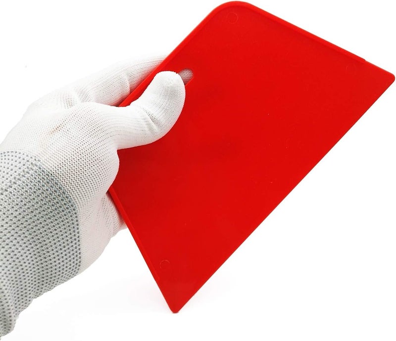 CARTINTS Wallpaper Smoothing Tools Plastic Hard Scraper for Adhesive Wallpaper Contact Paper Application Installing Window Film Craft Vinyl and Painting 4 Pack - Image 2