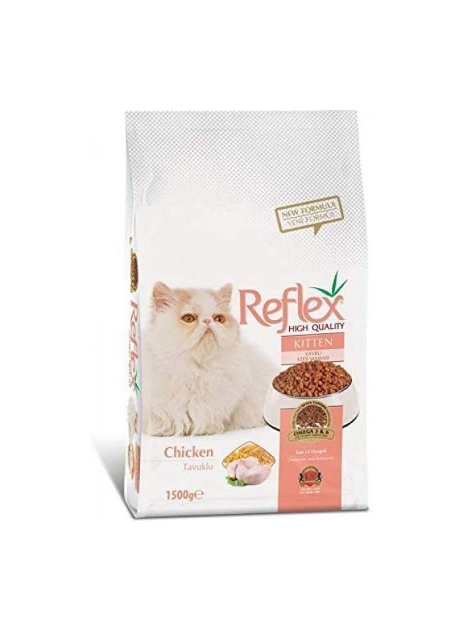 Lider Reflex High Quality Kitten Food Chicken, 15kg - Image 2