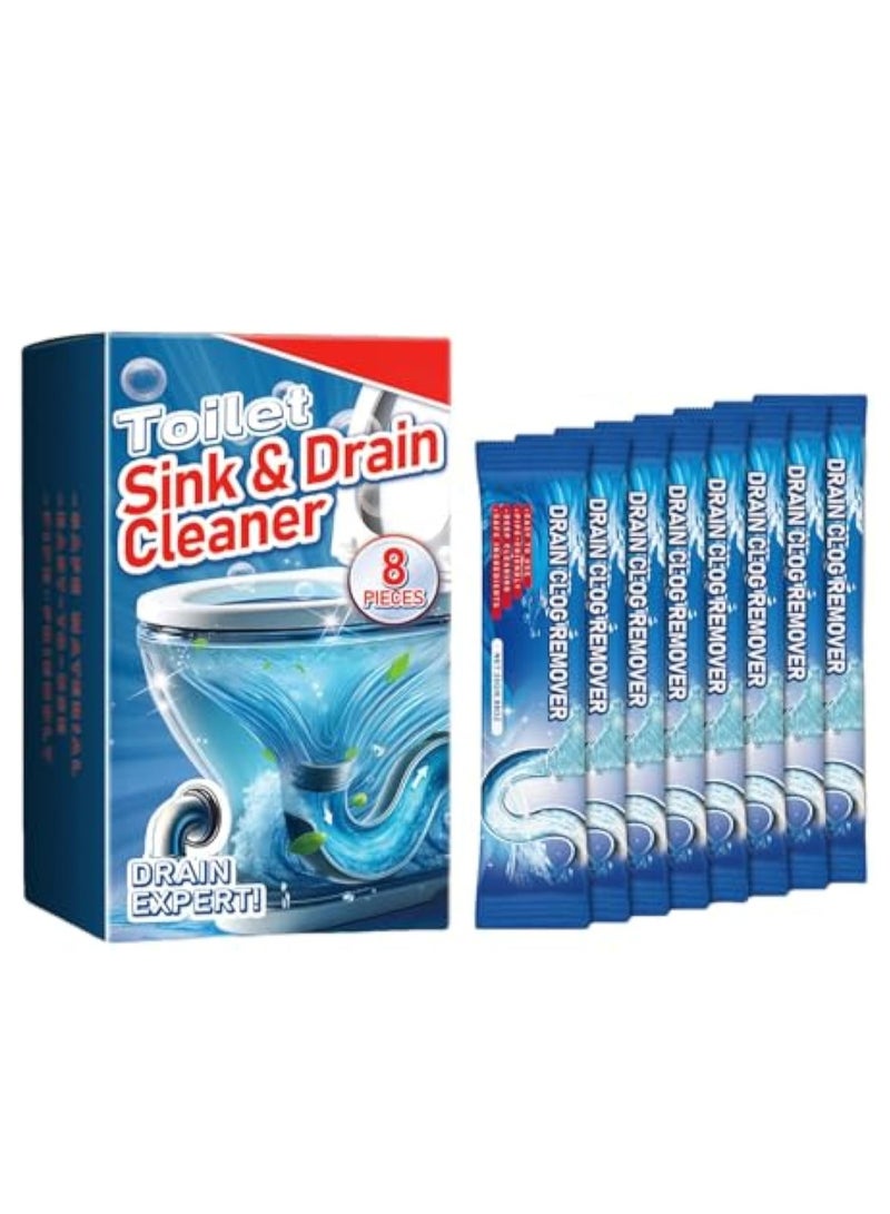 KASTWAVE Toilet Quickily Cleaning Powder, Drain Clog Remover and Cleaner, Toilet Drains Odor Cleaner, Pipe Odor Removal unclogger for Kitchen and Sink Pipes, Unclogs and Removes Sources of Odor - Image 1