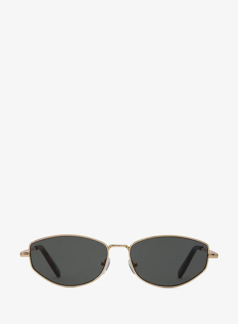 Gennn Ladies Gold Sunglasses